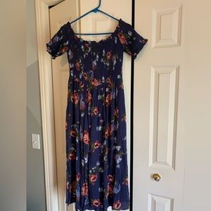 Exhilaration off shoulder sundress